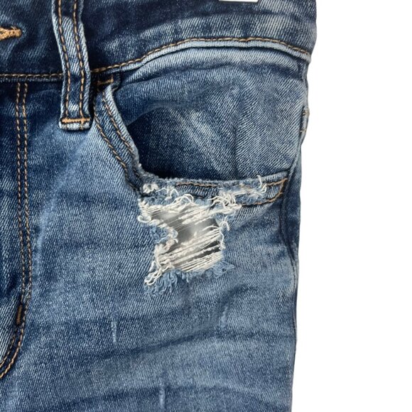 American Eagle Womens Hi-Rise Jegging Blue Distressed Size 000 - Picture 7 of 15